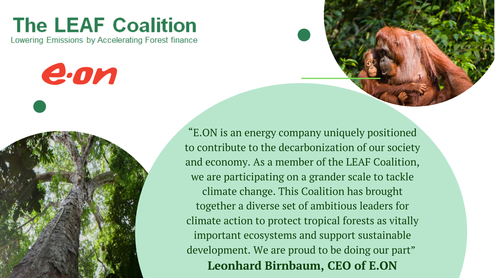 The LEAF Coalition welcomes E.ON